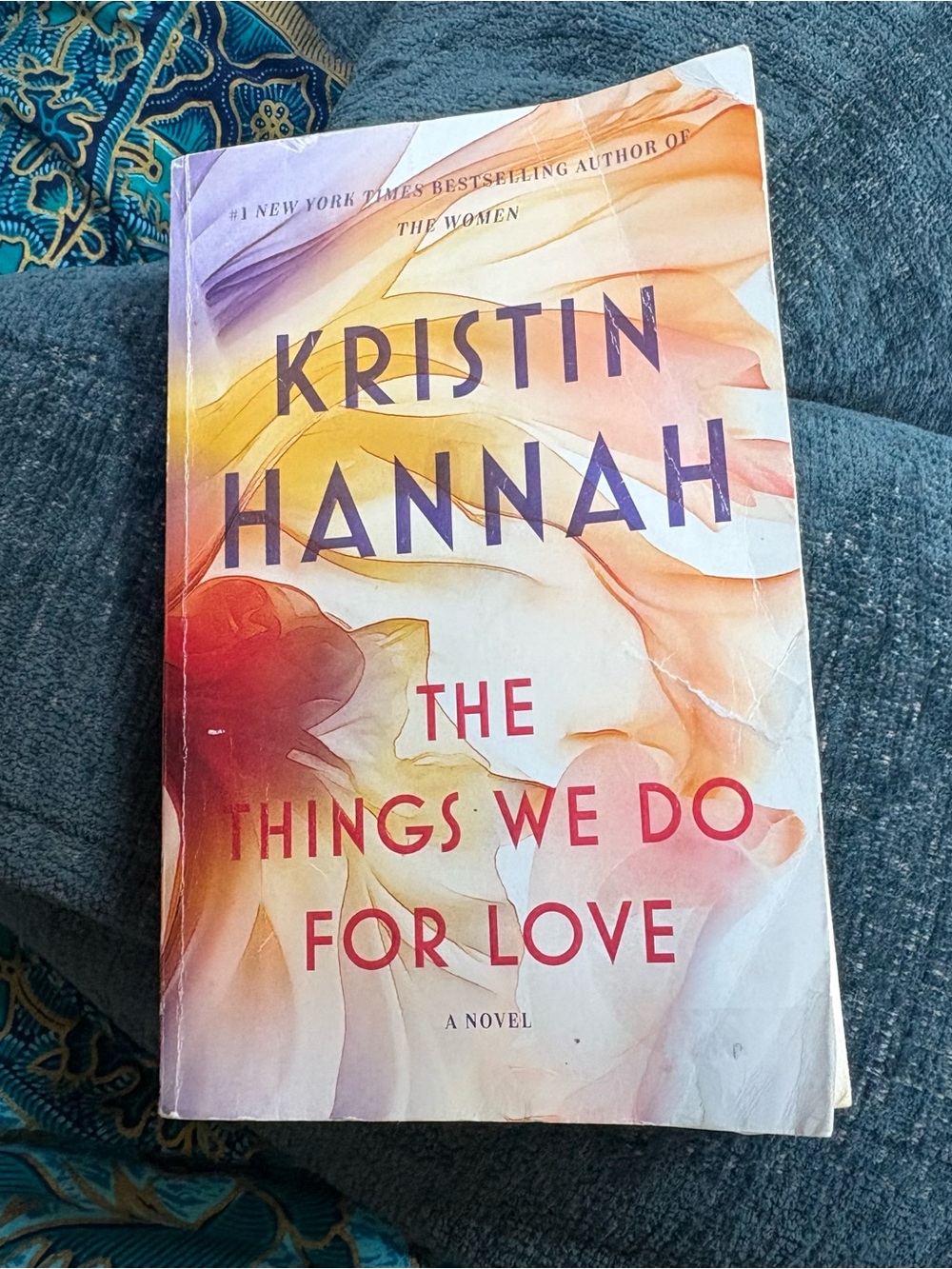 2/7.00 deal Kristin Hannah "The Things We Do for Love" Paperback Novel